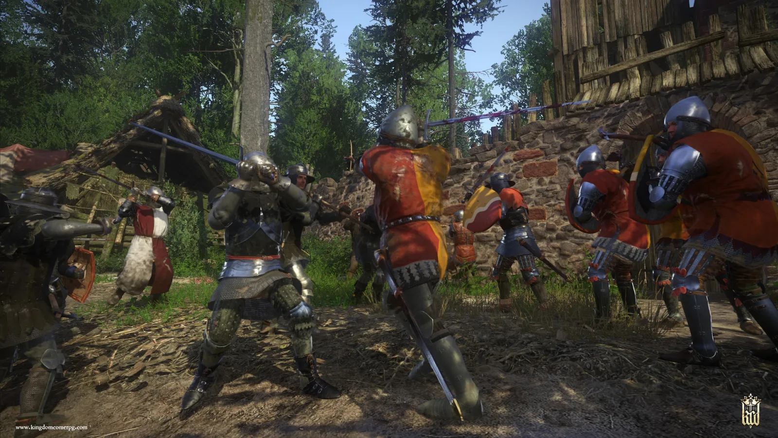 Πανοραμική άποψη του ανοιχτού κόσμου του Kingdom Come: Deliverance στη μεσαιωνική Βοημία